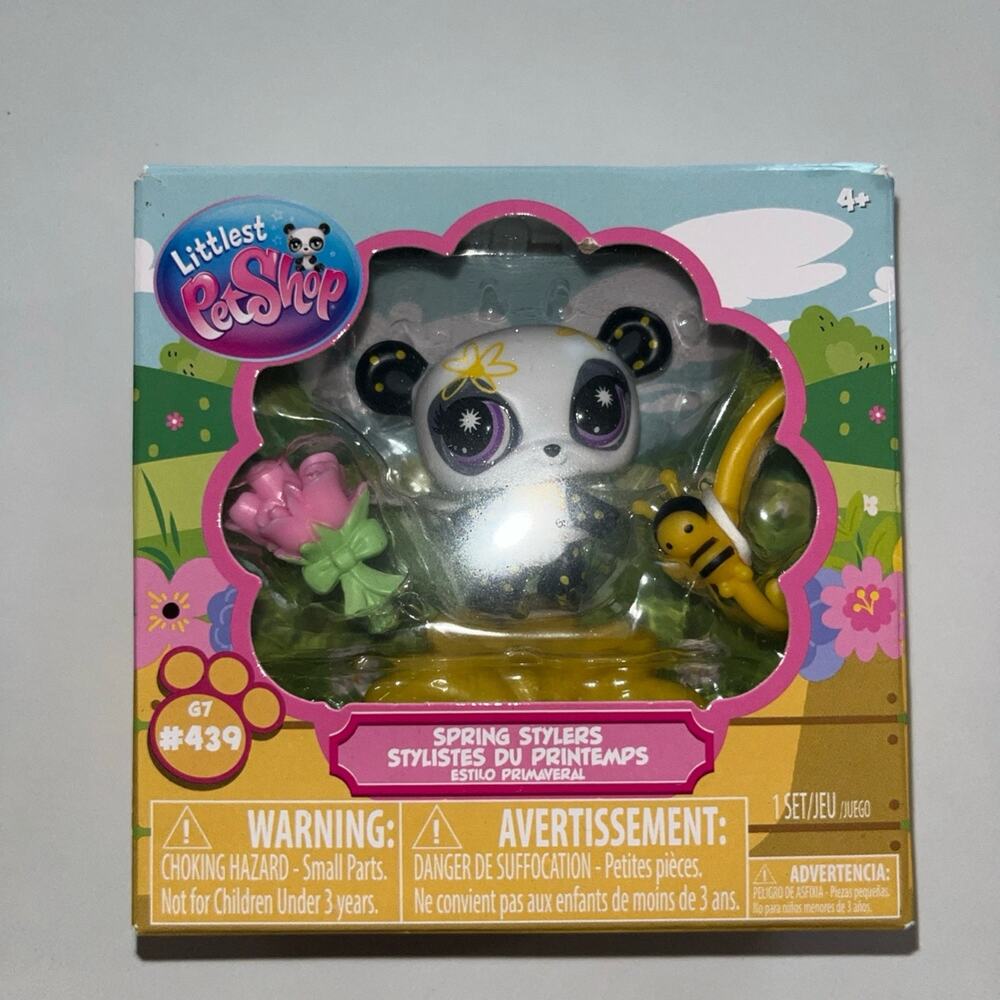 Littlest Pet Shop LPS G7 Spring Stylers Panda #439 New in Box (OS2)